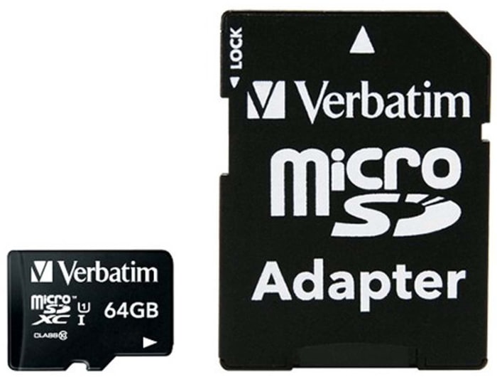 64GB microSDXC Class 10 with Adapter