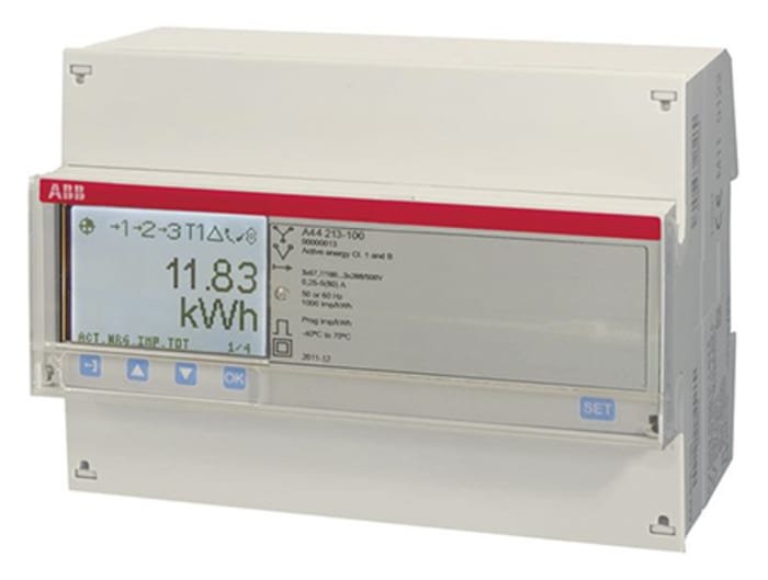 ABB LCD Dijital Güç Ölçer, 3 Fazlı