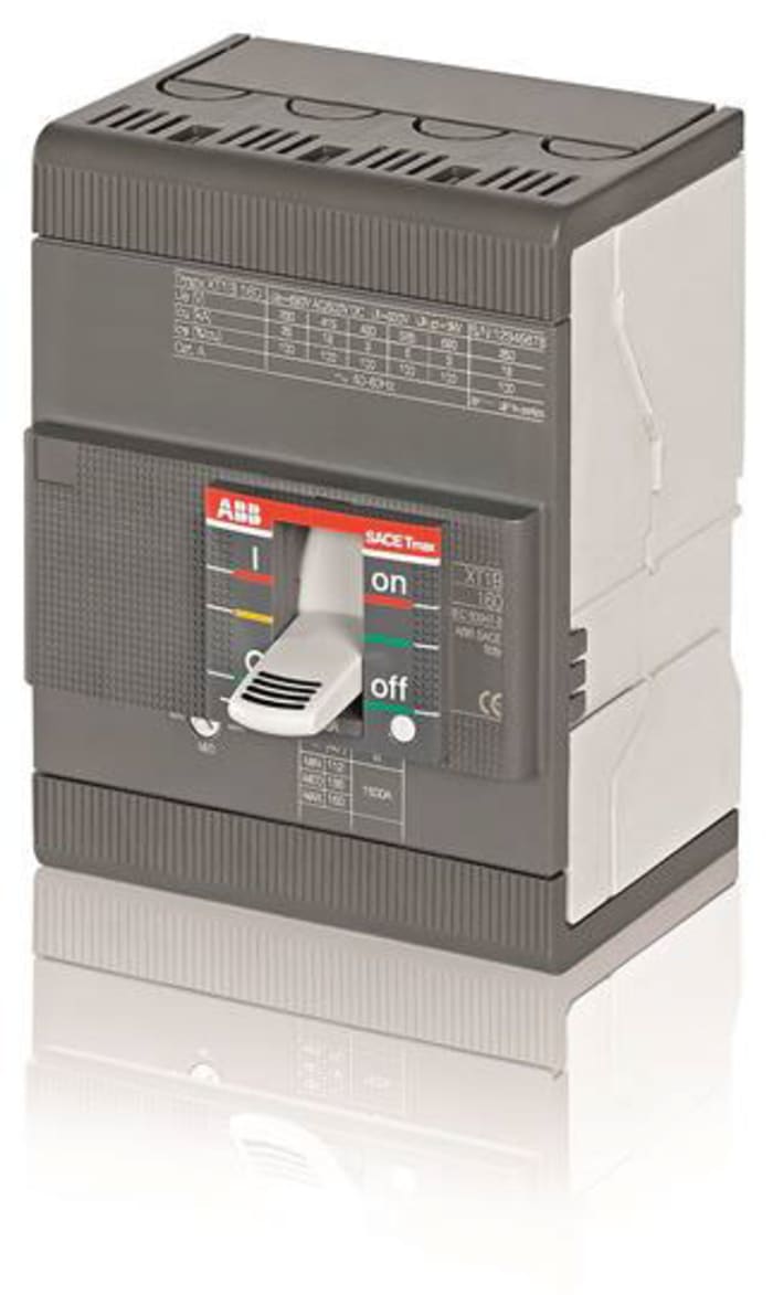 ABB MCCB 4P 160A, Breaking Capacity 36 kA, 50 kA