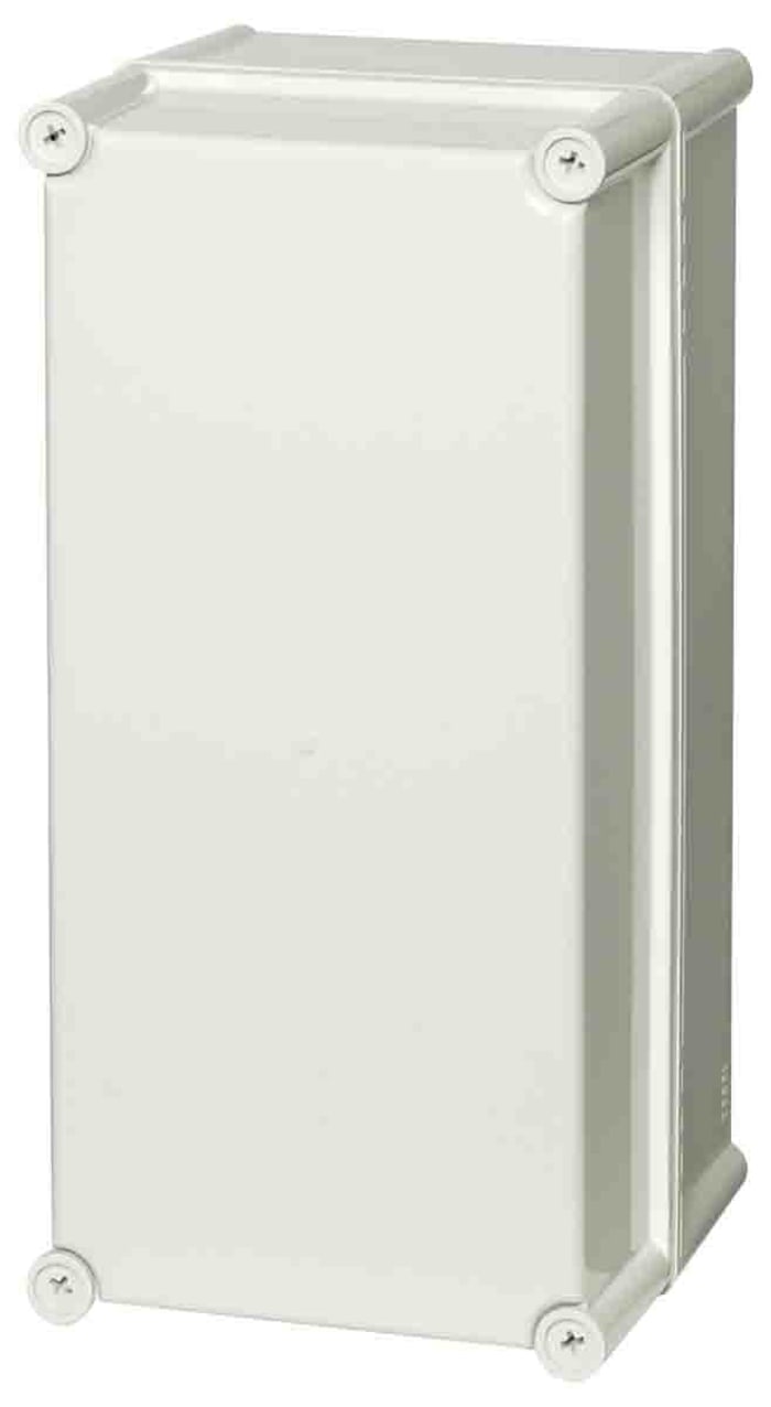 Fibox Grey ABS Enclosure, IP66, IP67, IK08, Grey Lid, 378 x 188 x 130mm