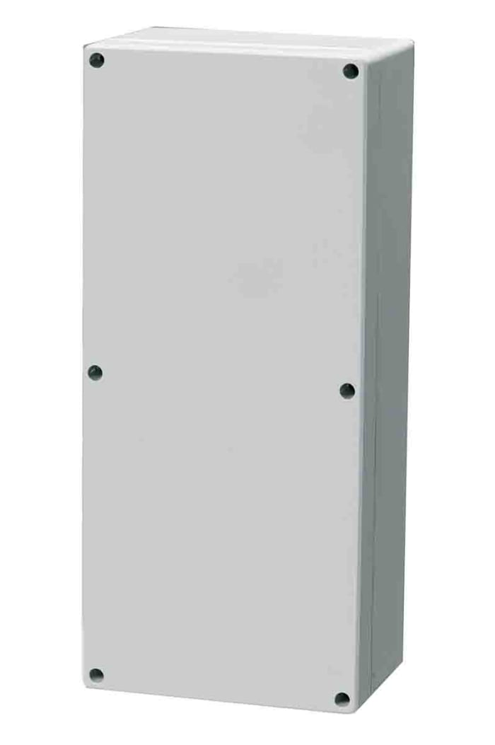 Fibox Grey Polycarbonate Enclosure, IP66, IP67, Grey Lid, 360 x 160 x 101mm