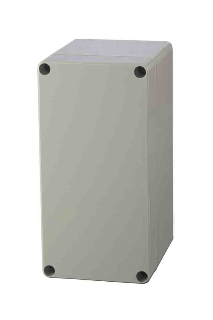 Fibox Grey Polycarbonate Enclosure, IP66, IP67, Grey Lid, 160 x 80 x 95mm