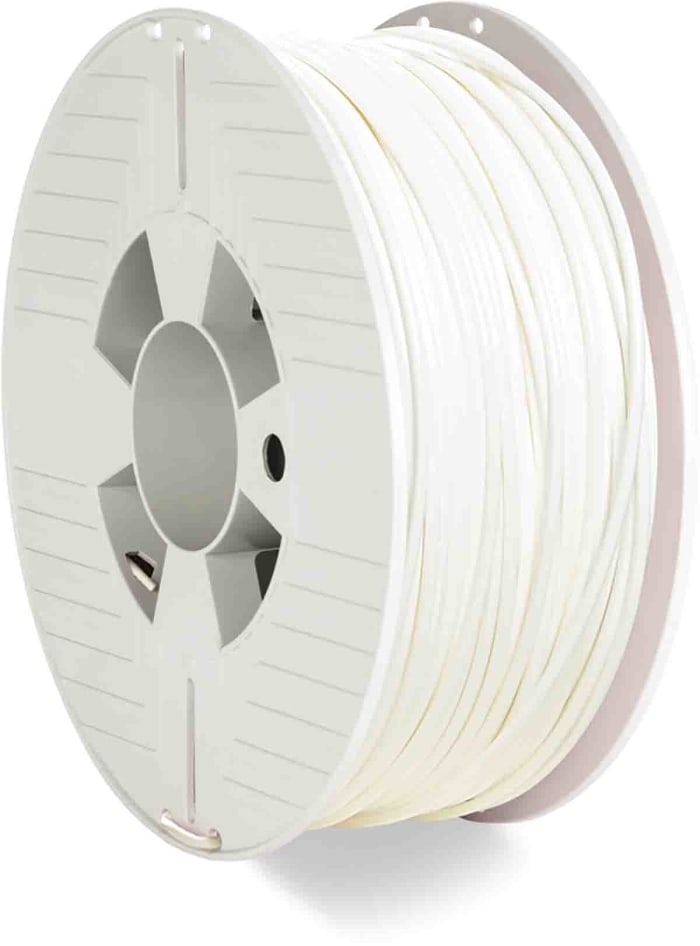 Verbatim 2.85mm White PLA 3D Printer Filament, 1kg