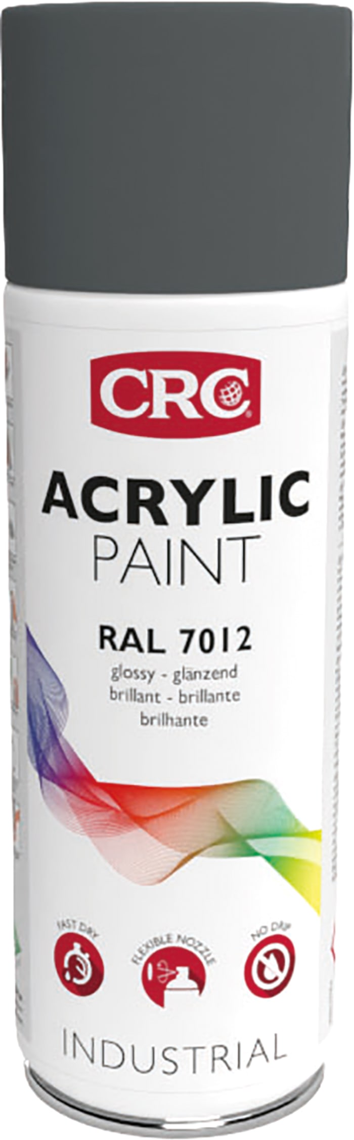 CRC 400ml RAL 7012 Grey Gloss Spray Paint