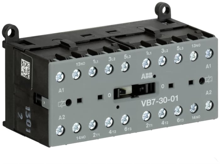 ABB VB Series Contactor, 42 V Coil, 3-Pole, 20 A, 5.5 kW, 3NO