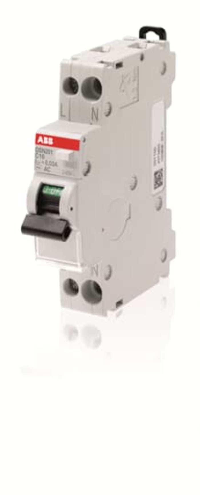 ABB RCBO, 25A Current Rating, 1P Poles, Type C