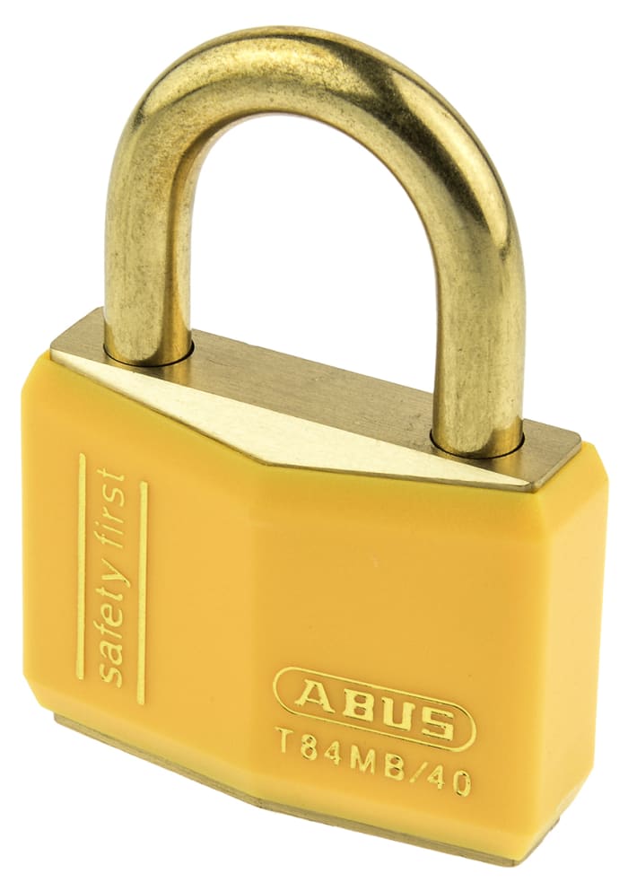 Abus Güvenlik Asma Kilidi, 40mm, Pirinç Anahtar