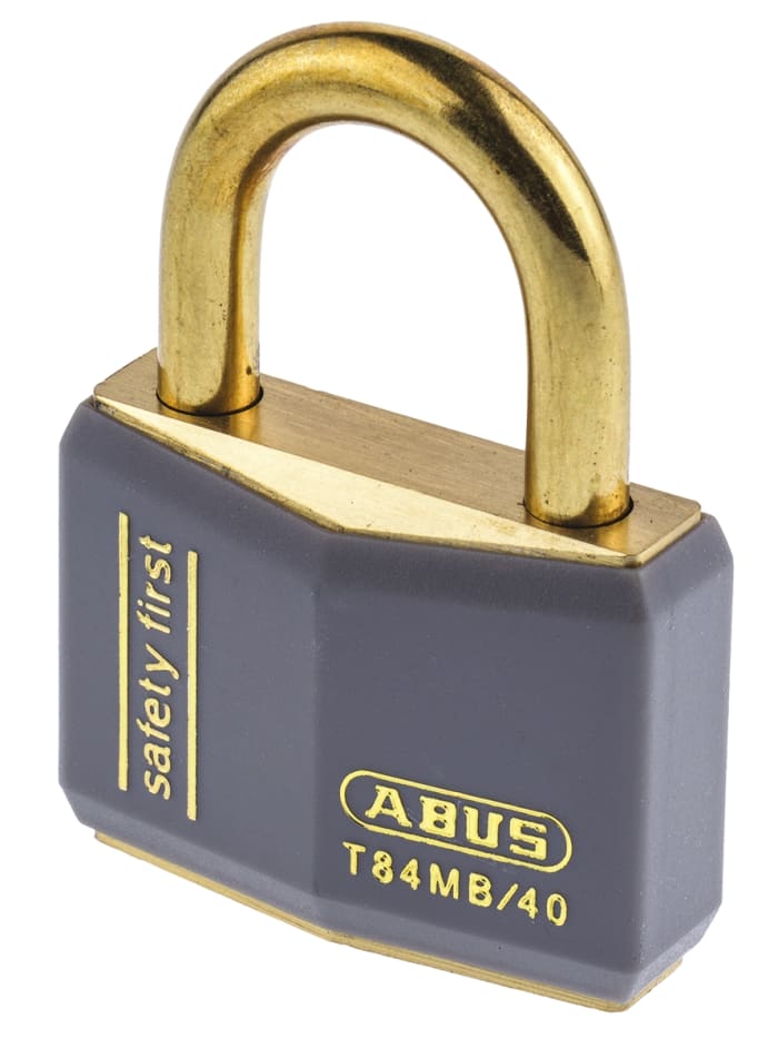 Abus Güvenlik Asma Kilidi, 40mm, Pirinç Anahtar