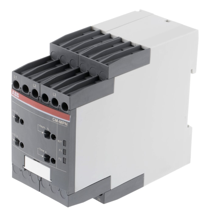 ABB Kontrol Rölesi, DPDT, Faz, Gerilim, 3 Fazlı, Besleme Gerilimi: 350 → 580 V ac