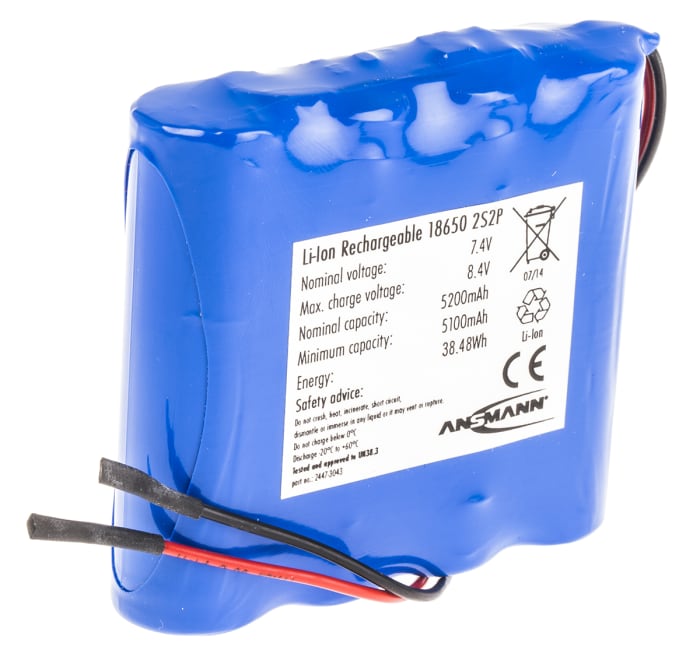 Ansmann, 7,4V Lityum Şarj Edilebilir Pil