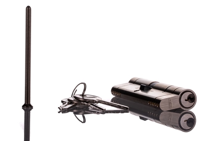 ABUS Brass Cylinder Lock, 45/55 mm (100mm)