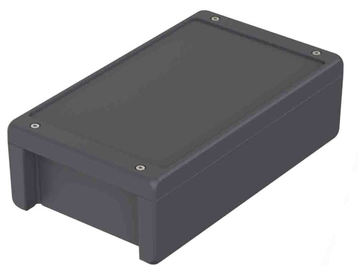 Bopla Bocube Alu Series Graphite Grey Aluminium General Purpose Enclosure, IP66, IP68, IP69, IK09, Graphite Grey Lid,