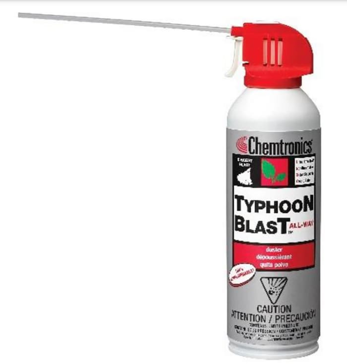 Chemtronics ES1824E Typhoon Blast Air Duster, 400 ml