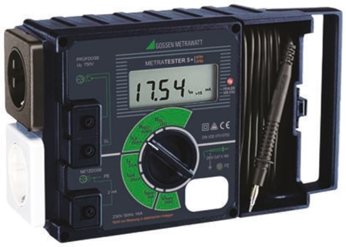Gossen Metrawatt METRATESTER 5+ Taşınabilir PAT Elektriksel Test Cihazı, Sınıf II