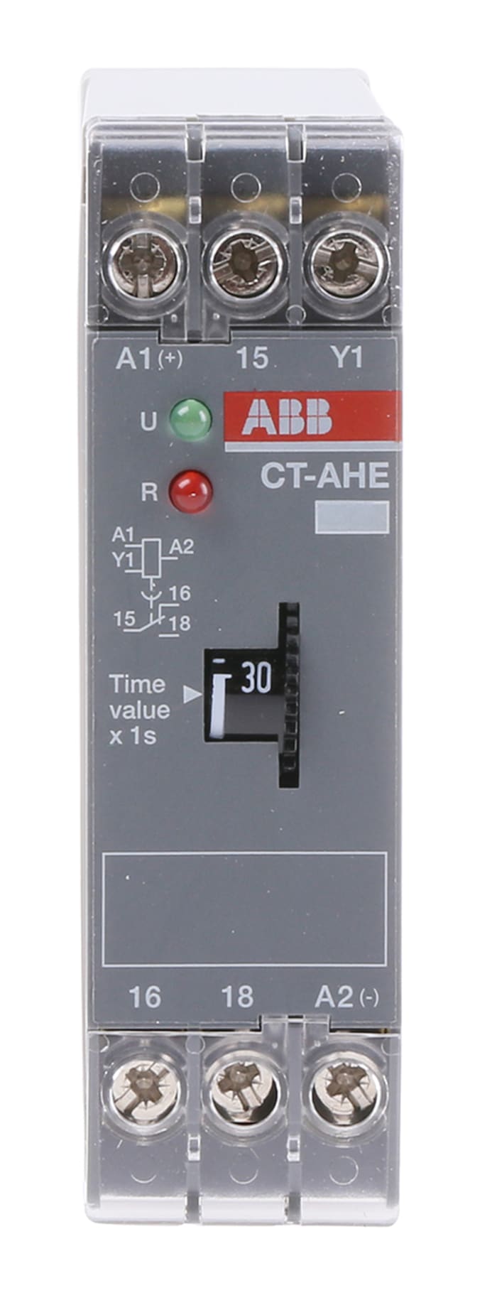 ABB Zaman Rölesi, SPDT, Tek Kontaklı, Tekli, SPDT, 24 V ac/dc