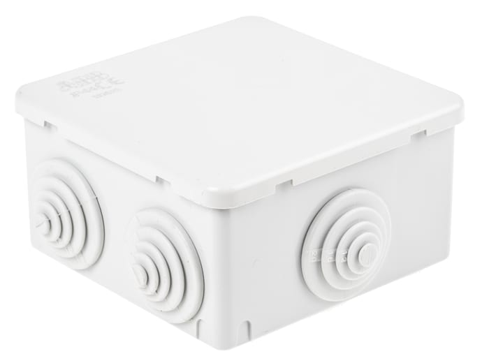 Buat Termoplastik, 40 x 80 x 80mm, Gri IP44