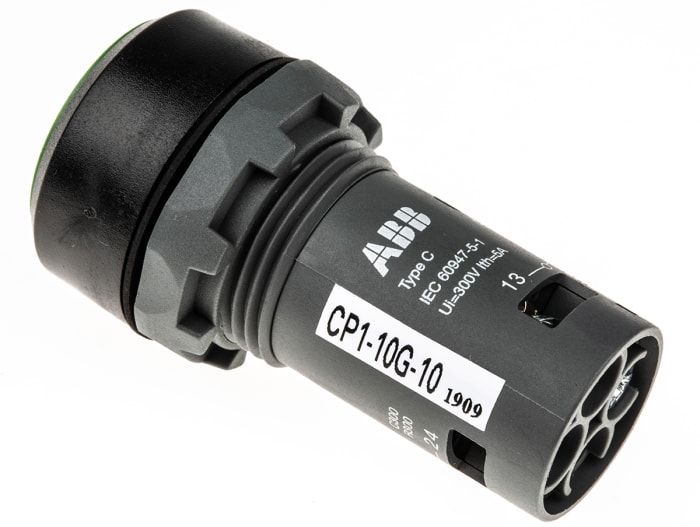 ABB ABB Compact, Buton, Anlık, Yeşil, NO