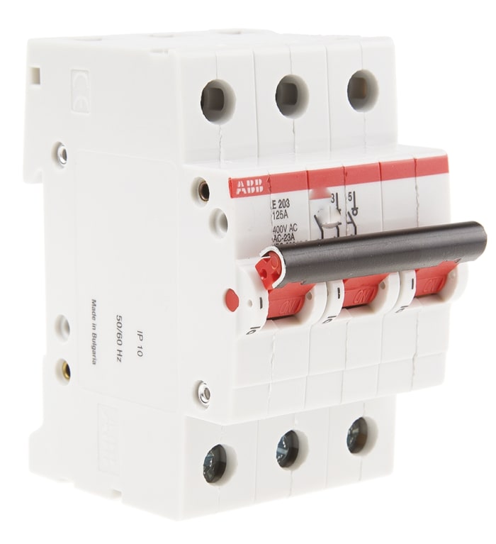 Pro M MCCB Kalıplanmış Kutulu Şalter, 125 A, 3P, DIN Rayına Monte