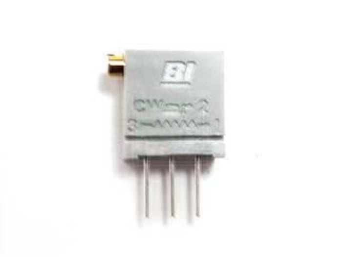 TT Electronics/BI Sermet Trimpot 10kΩ, 20 Dönüşlü, Yandan Ayarlı, 0.5 W @ 85 °C, ±100ppm/°C, Lehimlenebilir