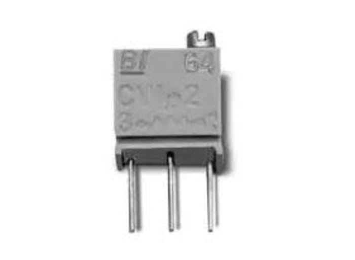 TT Electronics/BI Trimpot (Trimmer Potansiyometre) 1kΩ, 12 Dönüşlü, Üstten Ayarlı, 0.25 W @ 85 °C, ±100ppm/°C