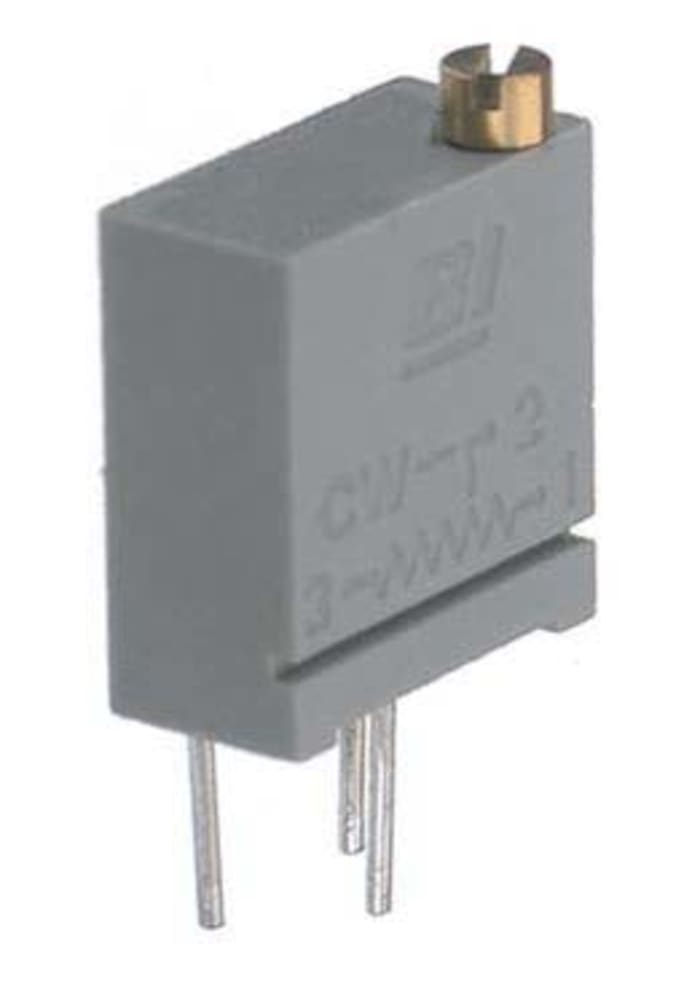 TT Electronics/BI Kesici, Kırpıcı Potansiyometre 10kΩ, 20 Dönüşlü, Üstten Ayarlı, 0,5W, ±100ppm/°C