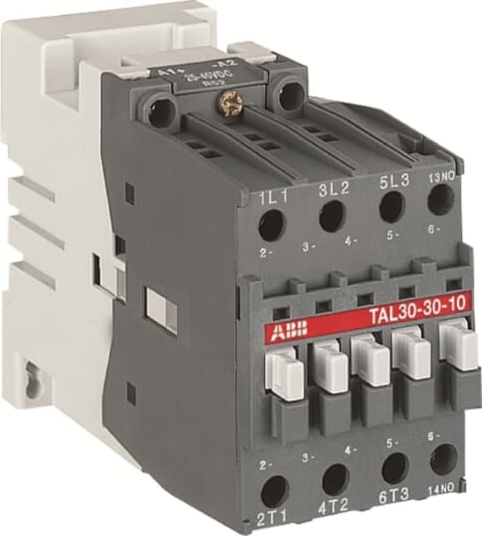 ABB Contactor, 77 → 143 V Coil, 3-Pole, 32 A, 18.5 kW, 3NO