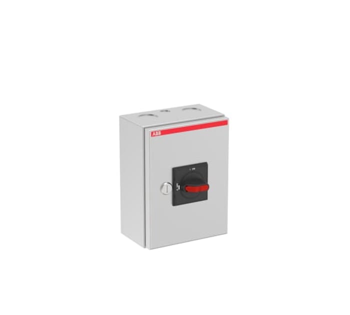 ABB 6P Pole Screw Mount Switch Disconnector - 16A Maximum Current, 7.5kW Power Rating, IP65