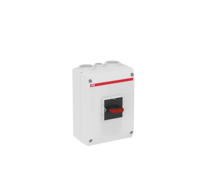 ABB 4P Pole Screw Mount Switch Disconnector - 45A Maximum Current, 30kW Power Rating, IP65