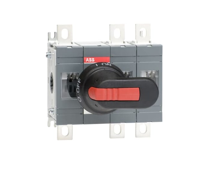 ABB 3P Pole Screw Mount Switch Disconnector - 250A Maximum Current, 250kW Power Rating, IP00, IP65