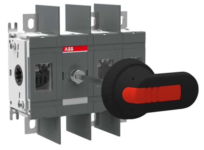 ABB 3P Pole Screw Mount Switch Disconnector - 250A Maximum Current, 250kW Power Rating, IP00, IP65