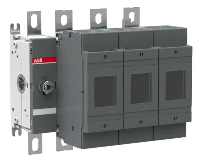 ABB Fuse Switch Disconnector, 4 Pole, 250A Fuse Current