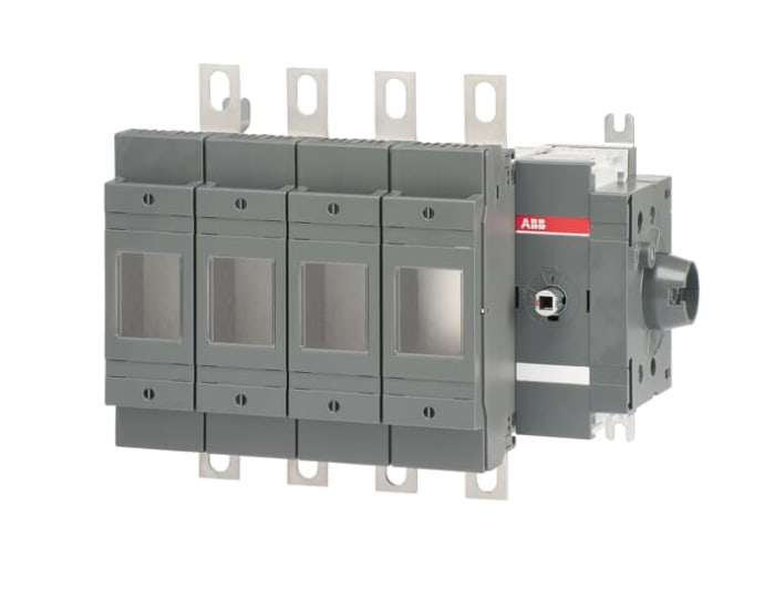 ABB Fuse Switch Disconnector, 4 Pole, 200A Fuse Current