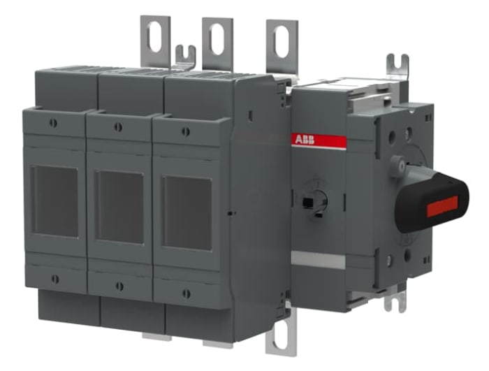 ABB Fuse Switch Disconnector, 3 Pole, 200A Fuse Current