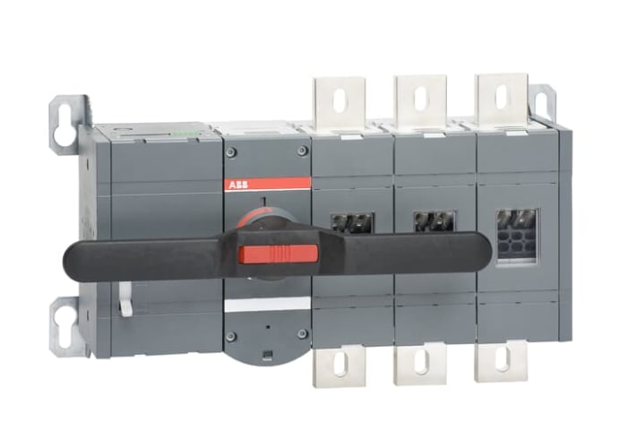 ABB 3P Pole Screw Mount Switch Disconnector - 1250A Maximum Current, 1200kW Power Rating, IP00