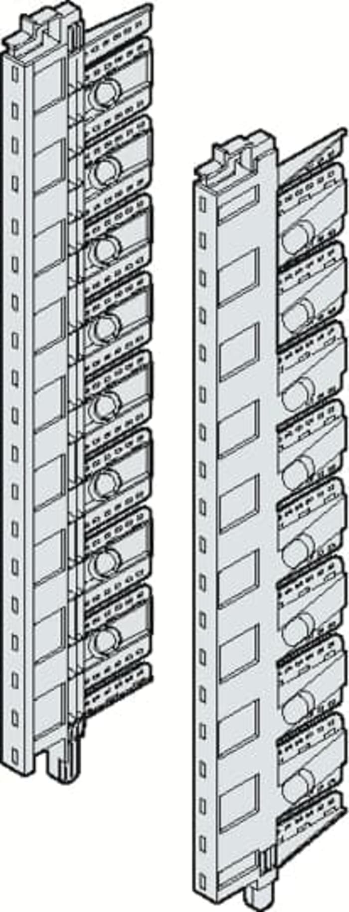 ABB GEMINI Series Steel Pre-Drilled Notched Upright for Use with Enclosure, 750 x 750 x 750mm