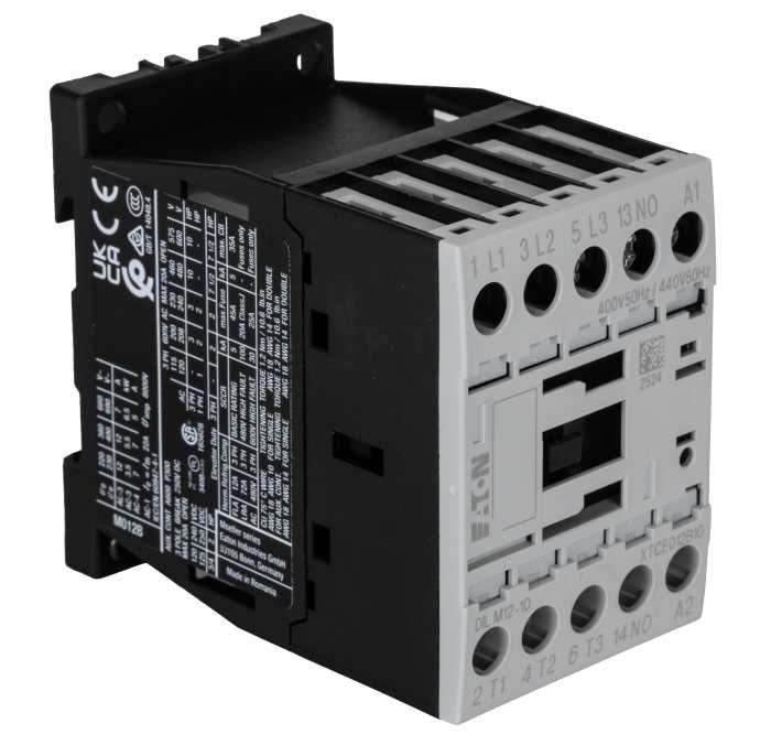 Eaton xStart DILM Kontaktör, 3 Kutuplu, 12 A, 5,5 kW, Bobin Gerilimi: 400 V ac