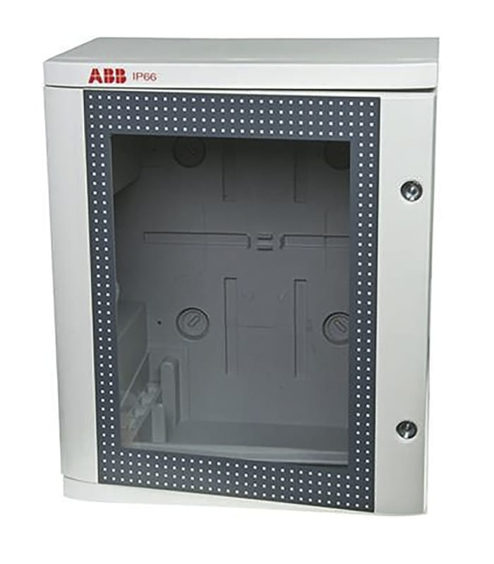 ABB 1SL02 Series Thermoplastic Wall Box, IP66, Viewing Window, 550 mm x 460 mm x 260mm