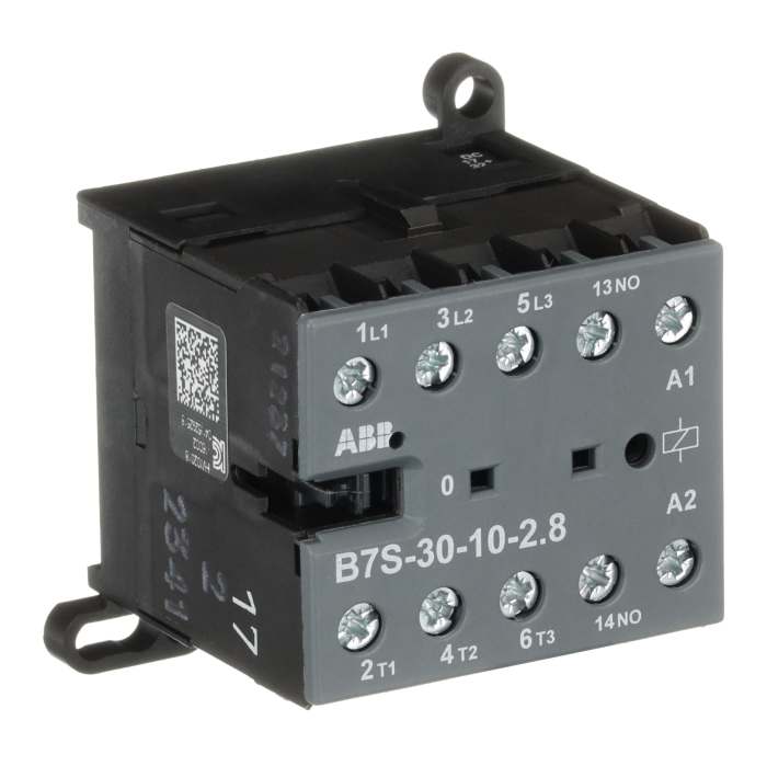 ABB B Series Contactor, 24 V dc Coil, 3-Pole, 20 A, 5.5 kW, 3NO