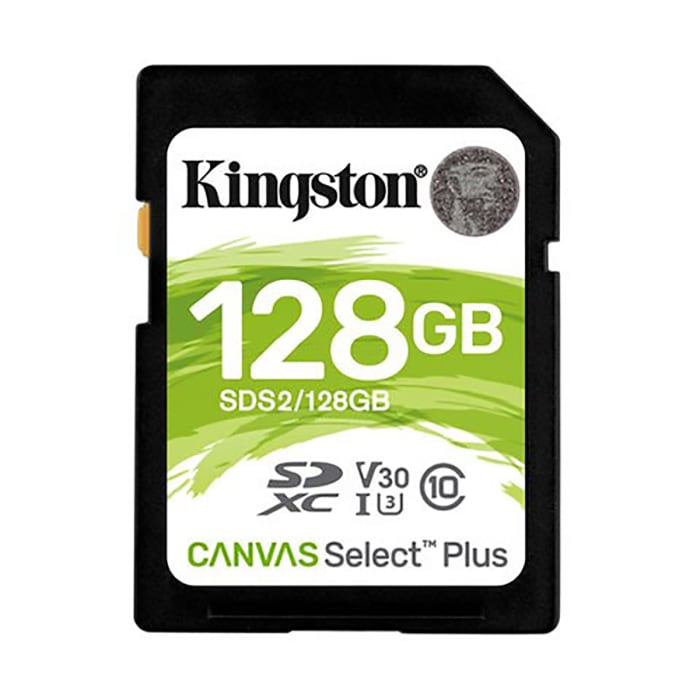 Kingston 128 GB SDXC SD Card, Class 10, UHS-I