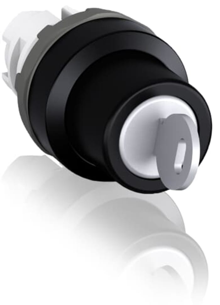 ABB M2SSK1 2-position Key Switch Head, Maintained, 22.5mm Cutout