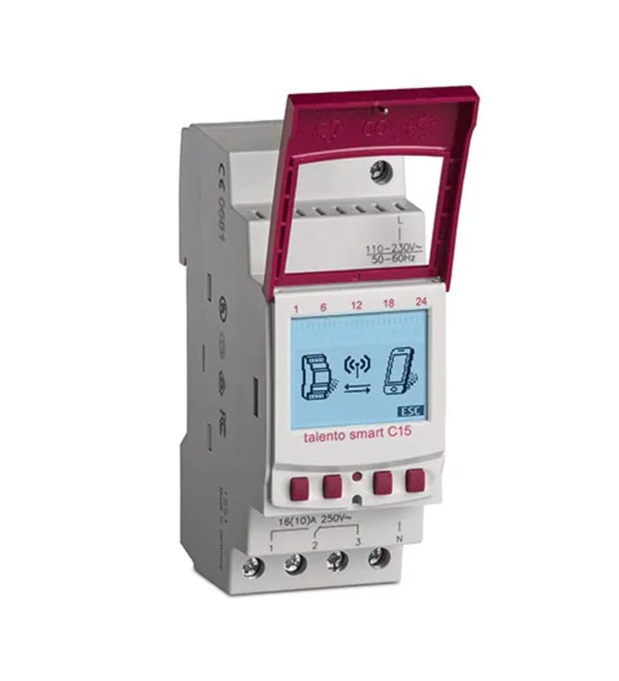 Grasslin Analogue DIN Rail Time Switch 12 → 24 V ac, 2-Channel