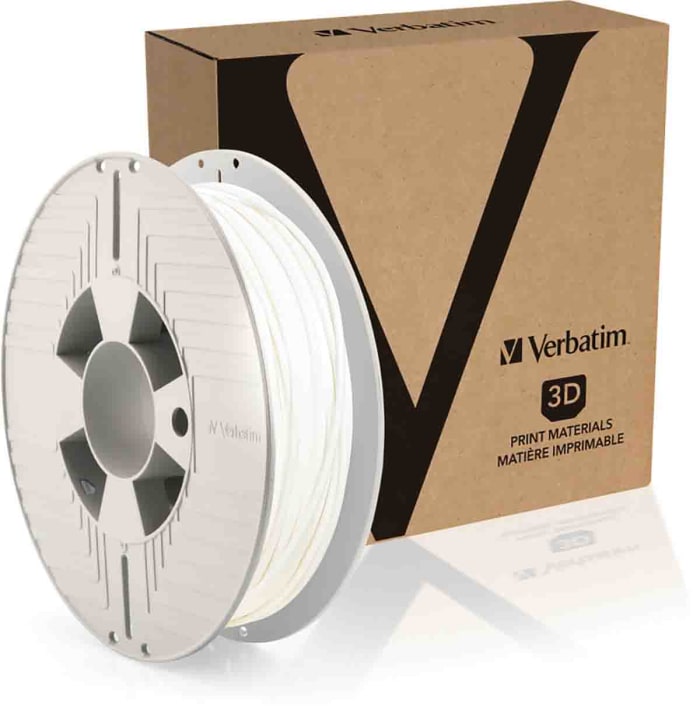 Verbatim 2.85mm White DURABIO 3D Printer Filament, 500g