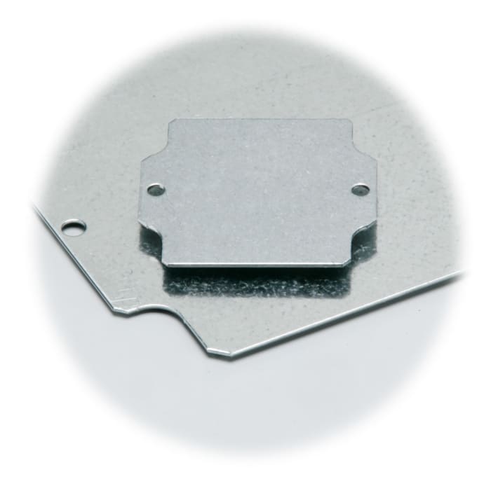 Fibox Polyester Mounting Plate for Use with EURONORD, 390 x 385mm