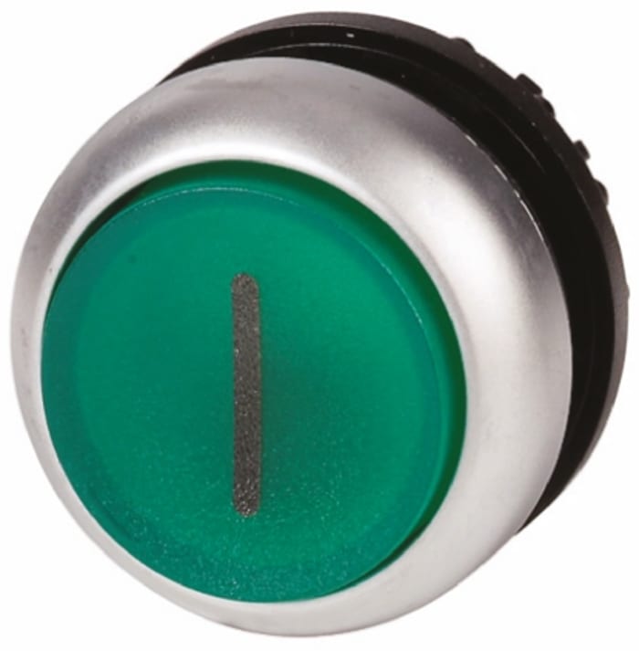 Eaton RMQ Titan Series Green Illuminated Momentary Push Button Head, 22mm Cutout, IP69K