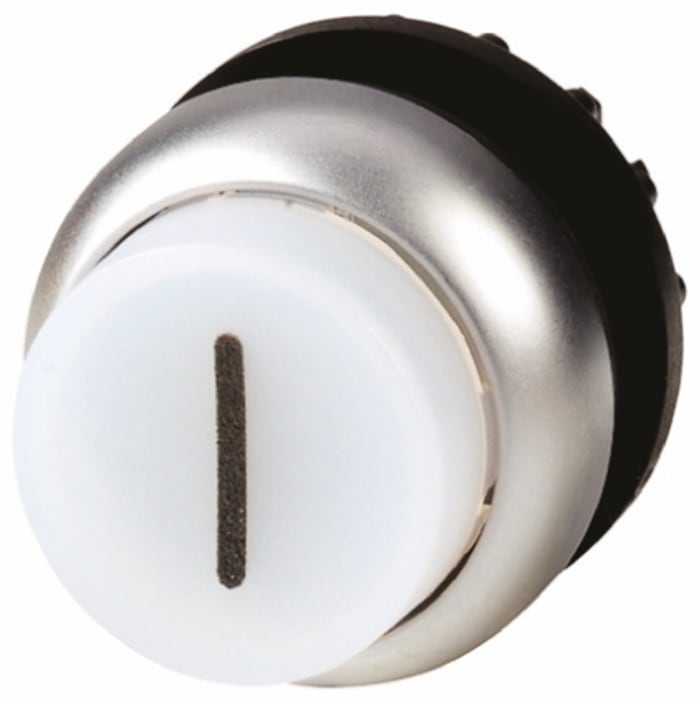 Eaton RMQ Titan Series White Illuminated Momentary Push Button Head, 22mm Cutout, IP69K