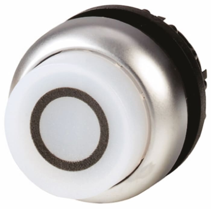 Eaton Series White Illuminated Momentary Push Button Head, 22mm Cutout, IP69K