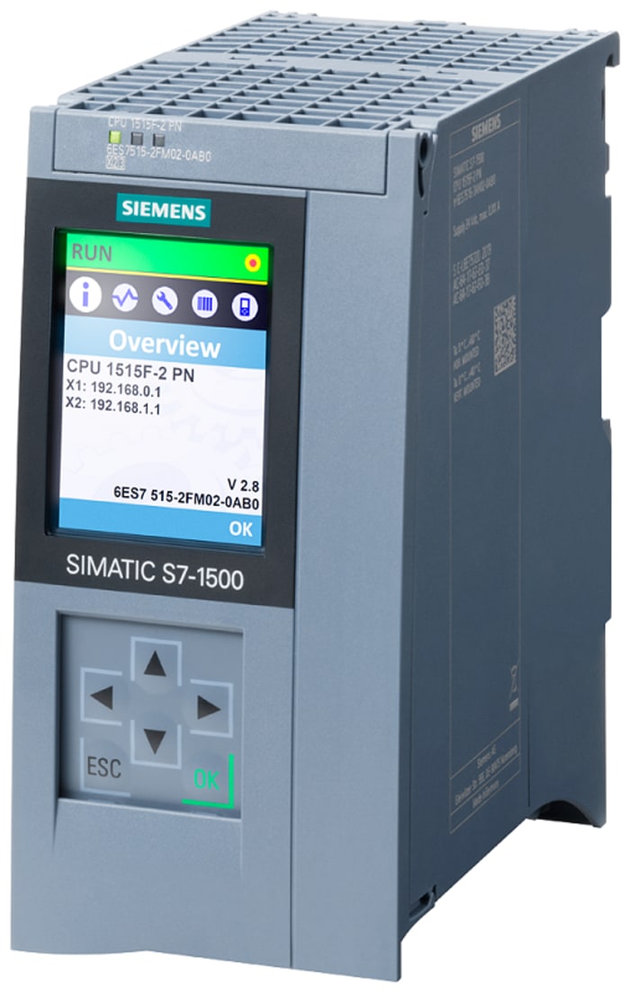 Siemens SIPLUS S7-1500 Series PLC CPU for Use with SIPLUS S7-1500, CPU Output, 20-Input