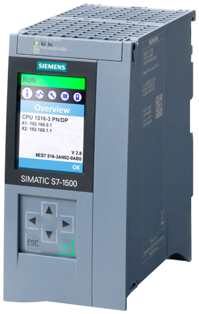 Siemens SIPLUS S7-1500 Series PLC CPU for Use with SIPLUS S7-1500, CPU Output, 20-Input