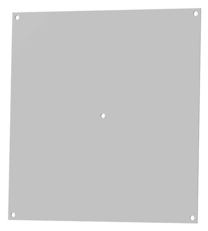 Bopla Fibreglass Reinforced Polyester Mounting Plate for Use with Enclosure, 360 x 348mm