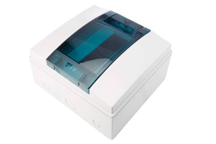 ABB 8 Way Plastic Consumer Unit, 63A, IP65 Mistral65